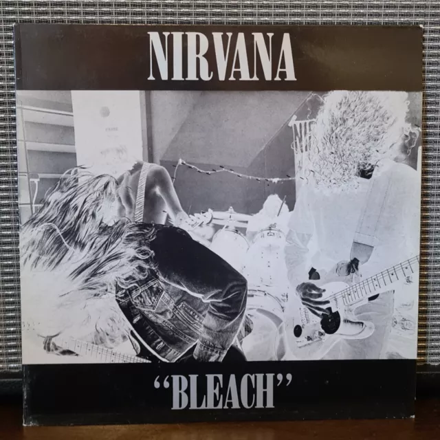 NIRVANA BLEACH LP 1989 TUPLP6 SUBPOP First UK Pressing (Black Vinyl) VG+/VG+