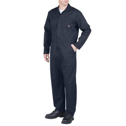Dickies Men's Long Sleeve Uniform Coveralls Navy Blue (Sizes: XLT) NWOT