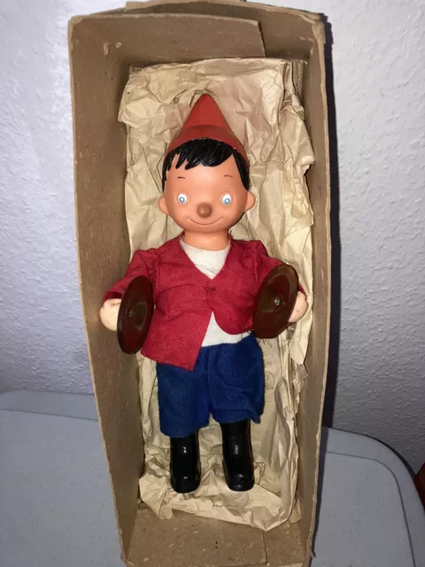 Pinocchio Buratino Sowjetunion Figur UDSSR alte Puppe aus den  50er Jahren