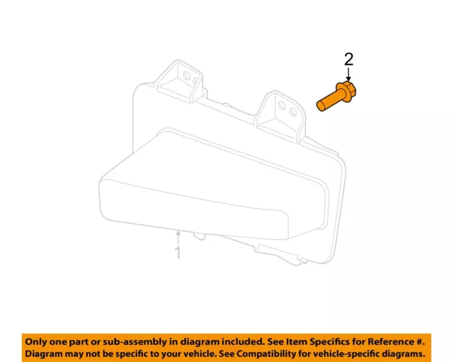 FORD OEM Front Bumper Grille Grill-Bracket Screw W507043S437