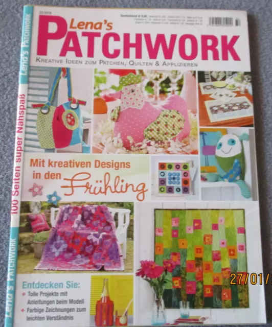 Lena´s Patchwork 32/2014* 100 Seiten super Nähspaß*Kreative Ideen zum Patchen