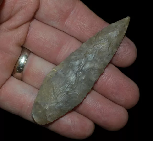Lerma Knife Marion Co Ohio Authentic Indian Arrowhead Artifact Collectible Relic
