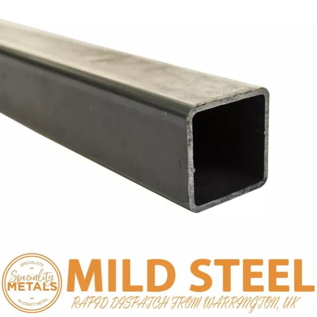 50mm x 50mm x 3mm MILD STEEL ERW BOX SECTION SQUARE HOLLOW 100mm to 2M LENGTHS