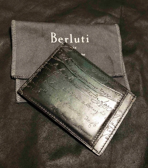 Berluti Bamboo Scritto Leather Card Case | www.sapi.org.sg