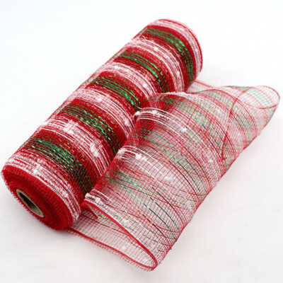 CANNA Vacanze Natale Decorazione Rete Rotolo Imballaggio Netto Caramelle Canna Plastic 