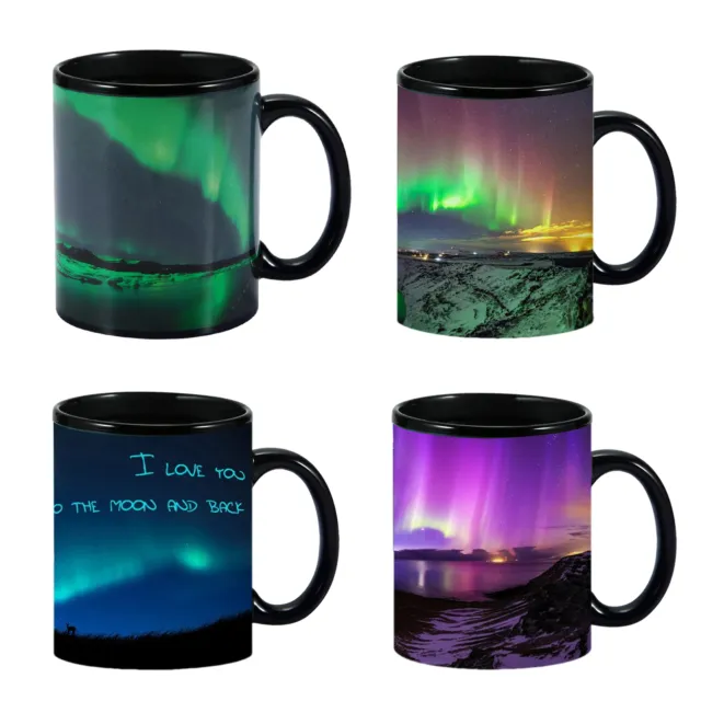 Color Changing Coffee Mugs Ceramic Heat Changing Reveal Mug Color Change Cup
