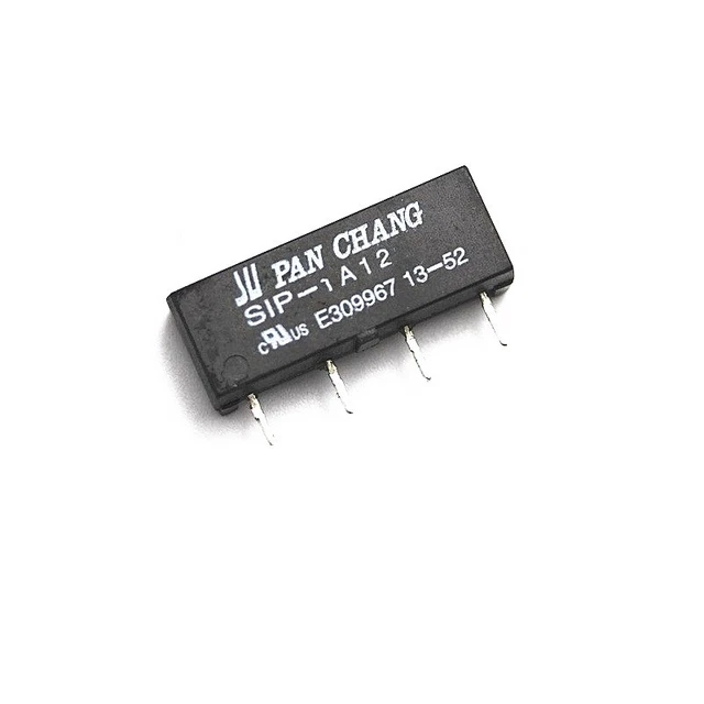 PAN Chang Reed Relay 100PCS SIP-1A12 DC12V Miniature 4 Pin Single In - Foto 3
