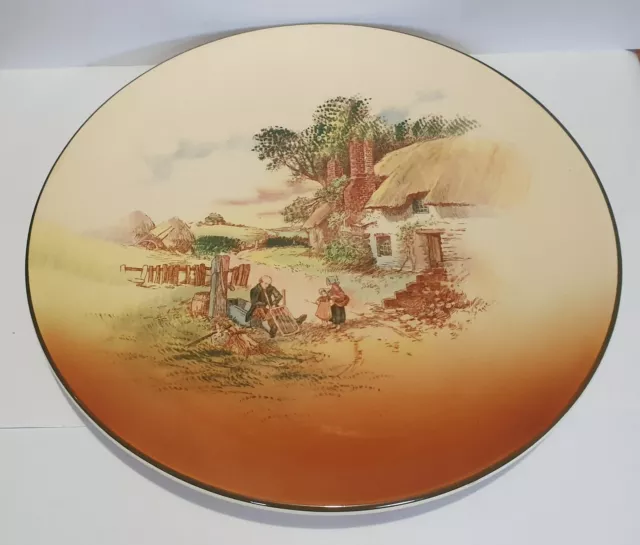 Royal Doulton Series Ware " Rustic England " Large Plate / Charger 34cm