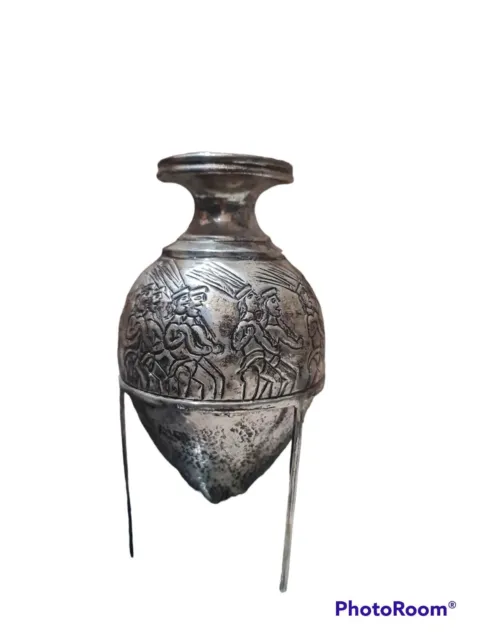 925 Silver Jar With Base. Small Size, 16 Cm Long/Home decoration