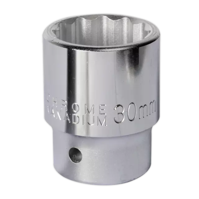 Walldrive Prise 30mm 1.9cmSq Lecteur S34/30 Sealey Neuf
