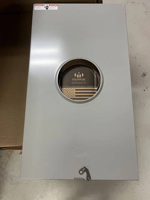 New Milbank Meter Base 320 AMP, 400A Max Single Phase U6272-X-HSP