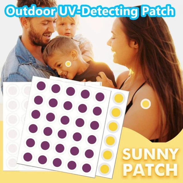 5pcs/set Self Adhesive UV Detecting Patches Transparent    Swi