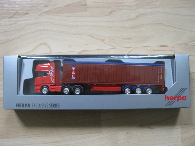 HERPA SONDERMODELL SCANIA R 144 Kipp Silo Kippsilo Sattelzug Sundbye