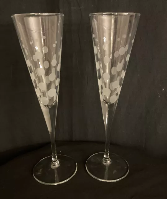 2 Champagnerflötengläser Glitzerwein Prosecco Hochzeit Party Fizz Valentinstag