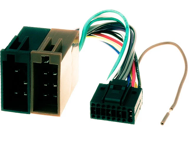 Cable adaptateur 16 broches pour ISO femelle pour autoradio pour RCD200