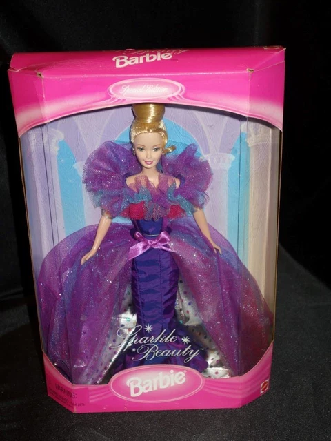 1997 Sparkle Beauty Barbie Doll Special Edition 17251 NRFB Damaged Box