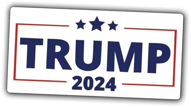 Political Campaign Trump 2024 Vinyl Decal Sticker Car Window Bumper Die Cut