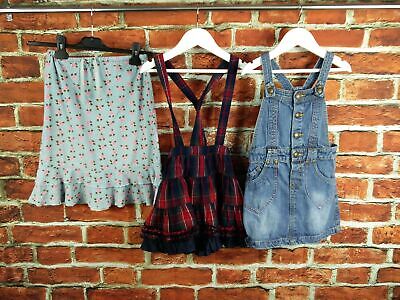 Girls Bundle 3-4 Years Jasper Conran Boden Etc Pinafore Skirt Tartan Cord 104Cm