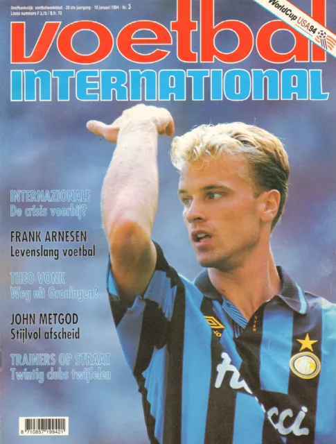 V.I. 1994  nr. 03 - DENNIS BERGKAMP & INTER MILAN/ARNESEN/LILIPALY/JOHN METGOD