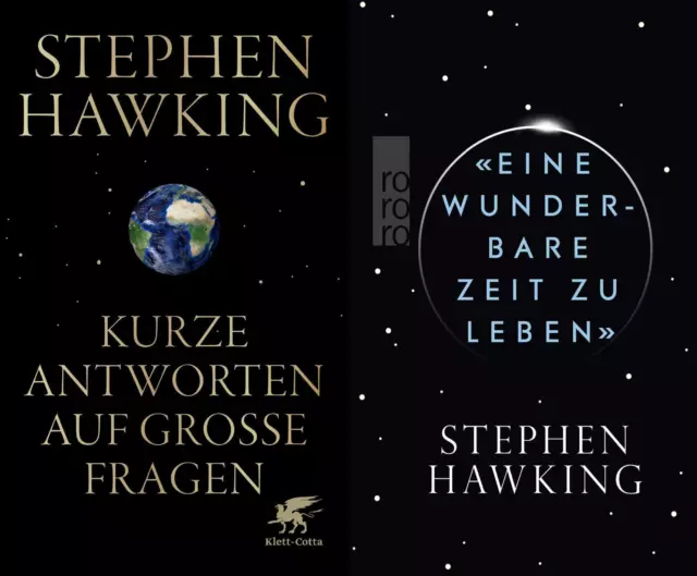 Stephen Hawking: Kurze Antworten.. + Eine wunderbare Zeit: 2er Set!