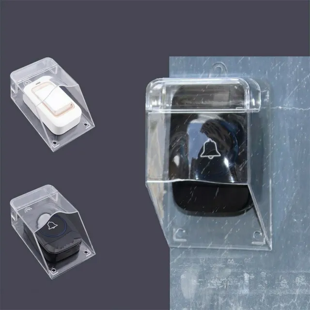 Doorbell Waterproof Cover Tools Transparent Wireless Accessories Button