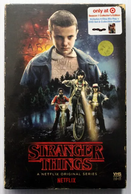 Stranger Things Season 1 Collector's Edition 4-Disc Blu-Ray/DVD Target US Region