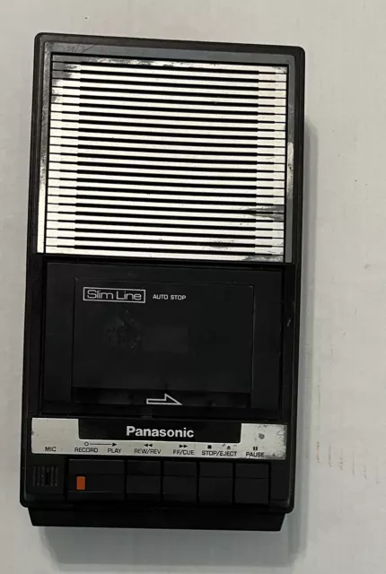 Vintage Panasonic RQ-2103 SlimLine Portable Cassette Tape Player Recorder