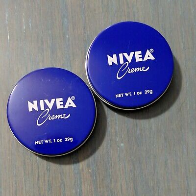 2X NIVEA CREAM Creme for Face, Body & Hands moisturiser dry skin - 150ML TIN US