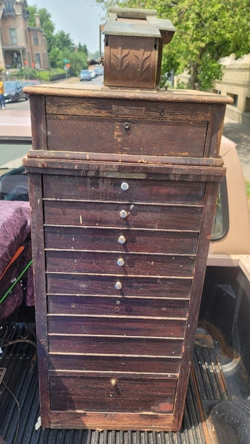 Antique NCR Cash Register Drawer Cabinet Dayton BARN FIND ATTIC