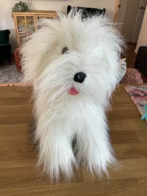 DULUX DOG PLUSH Toy Paint Mascot Old English Sheepdog Vintage Elka 40cm Tall 20.00 PicClick AU