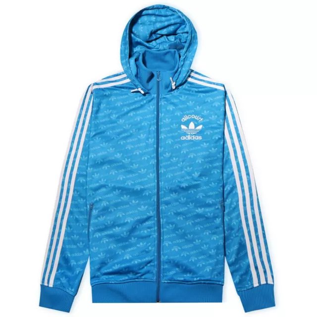 ADIDAS ALLCOURT EDITION Track Jacket Blue XL Men s Retro Style