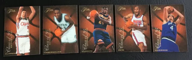 1995-96 Flair Basketball Trading Cards Class of ‘95 Set (R-1—R15)  NM-MT