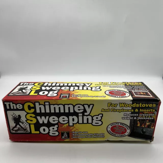 CSL - tronco de barrido de creosota para chimeneas y estufas de leña, mantenimiento de chimenea F