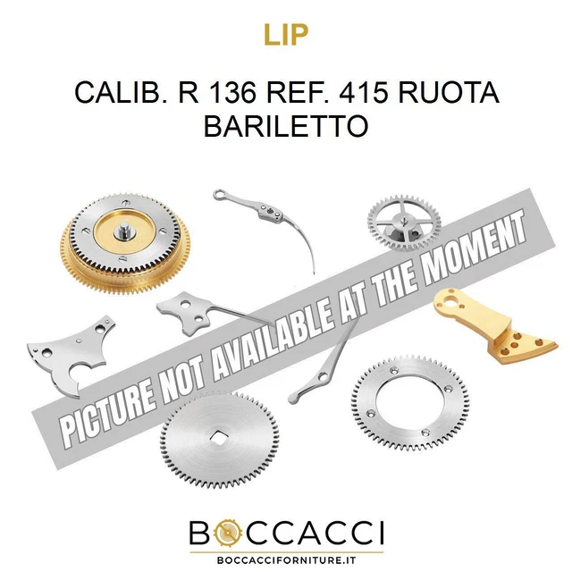 Pièce Horlogerie LIP - Couvercle De Barillet Pour Mouvement R.136, Neuf Sans étiquette