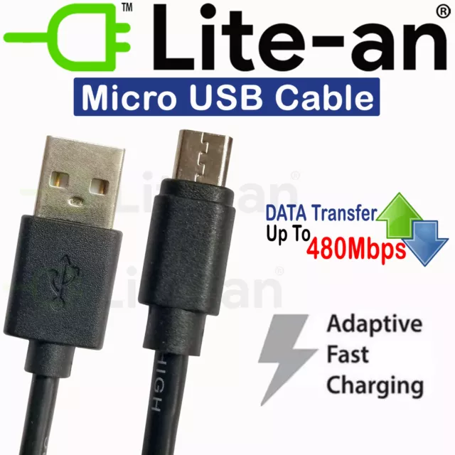 For Samsung Galaxy Tab A A6 11.1" SM-T580 2016 Fast USB Charger Cable Data Lead 2