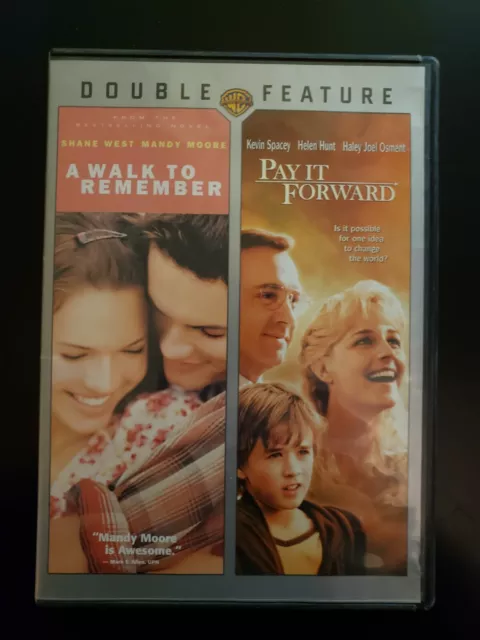 A Walk to Remember/Pay It Forward DVD 2-Disc Set WITH CASE BUY 2 GET 1 FREE