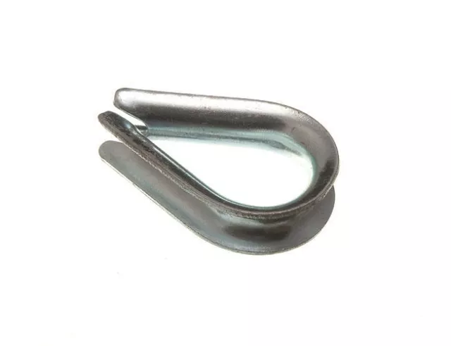 Neuf Câble Corde Dé à Coudre 10Mm 1.1cm BZP Acier Zingué - 2 Paquet