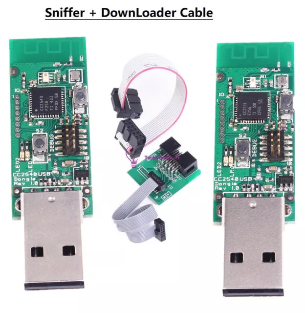 CC2531 CC2540 Sniffer Protocol Analyzer USB Dongle Tool & Downloader for Zigbee