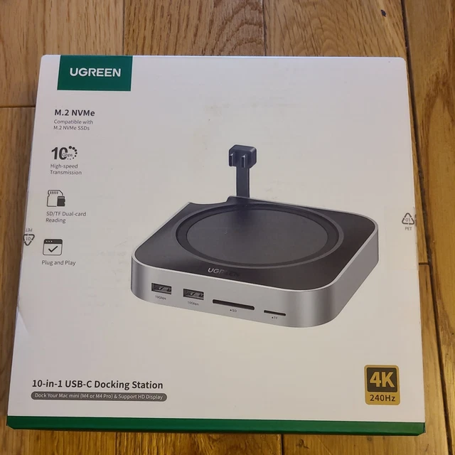 UGREEN MAC MINI M4 Dock with 4K DisplayPort, 10 Ports Docking Station ...