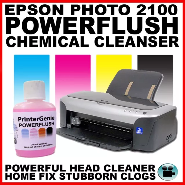 Epson Stylus Photo 2100 2200 Printhead Cleaner - Nozzle Flush - Ink Unblock