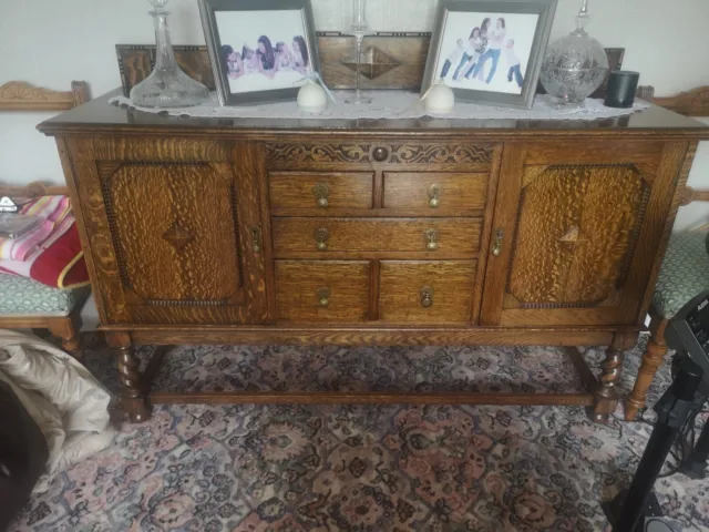 Antique Solid Wood Sideboard