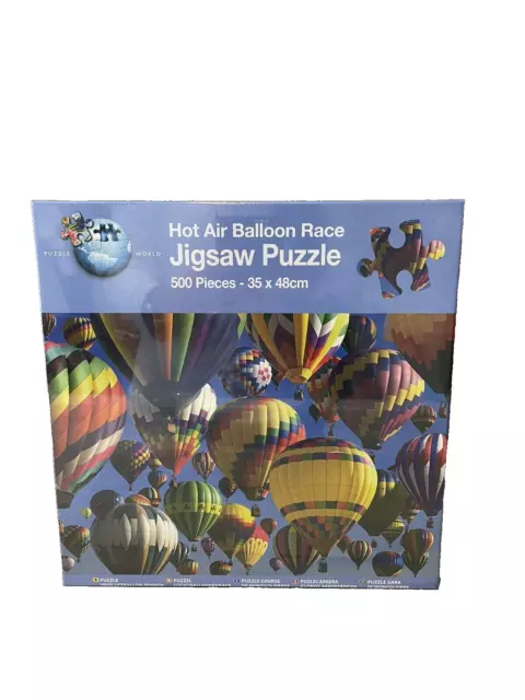 Neu Heissluftballon Rennpuzzle 500 Stück 35 X 48 Cm Neu Versiegelt