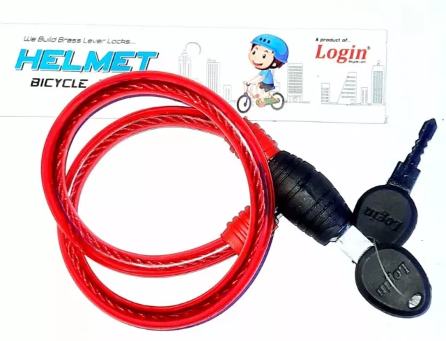 Candado de cable para casco de bicicleta Motor Bike Equipaje Gate Heavy...