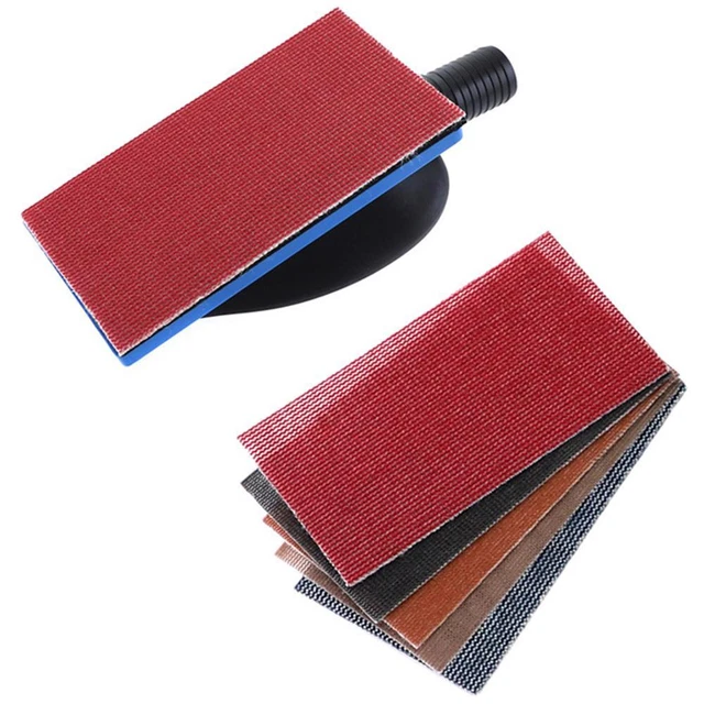 Sanding Block Hand Dust Extraction Grinding Dust Free Abrasive Tool (A)