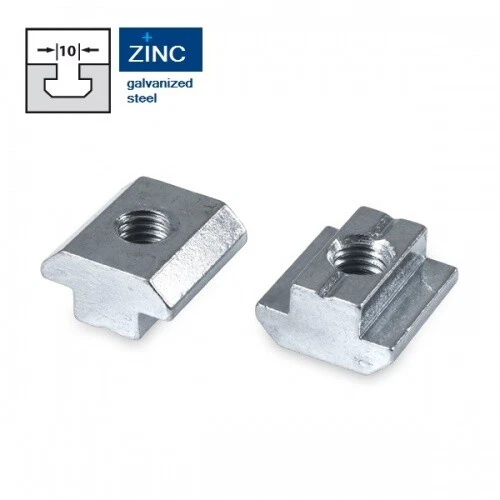 10x K45.10NSX Nutensteine M8 - Schwere Nutenmuttern Für Bosch Rexroth Aluprofile