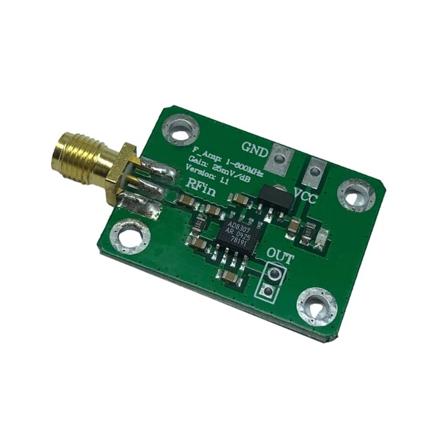 AD8307 RF Logarithmic Detector Radio Frequency 1-600MHz RF Power Meter