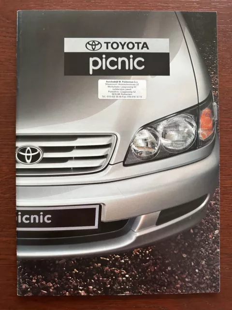 Prospekt / brochure Toyota Picnic MY 1998