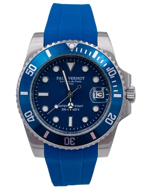 Montre Seiko Automatic SARB065 Presage - Boîtier Acier 40mm, Cadran Bleu, Mouvement 6R15-01S0, Révisée Avec Verre Neuf, Occasion En Très Bon état
