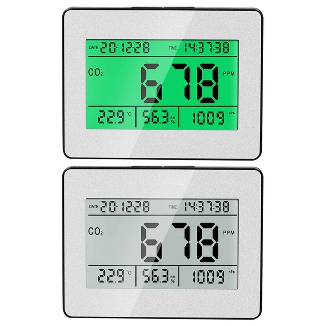 CO2 Carbon Dioxide Detector Indoor Air Quality Monitor Portable CO2 Monitor Test