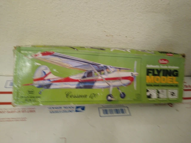 Guillow's Cessna 170 Balsa Wood Flying Model Airplane Kit 302 Complete Open Box Guillow's Cessna 170 Balsa Wood Flying Model Airplane Kit 302 Complete Open Box